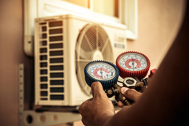 Professional Ac Installation technician working in Monticello, WI